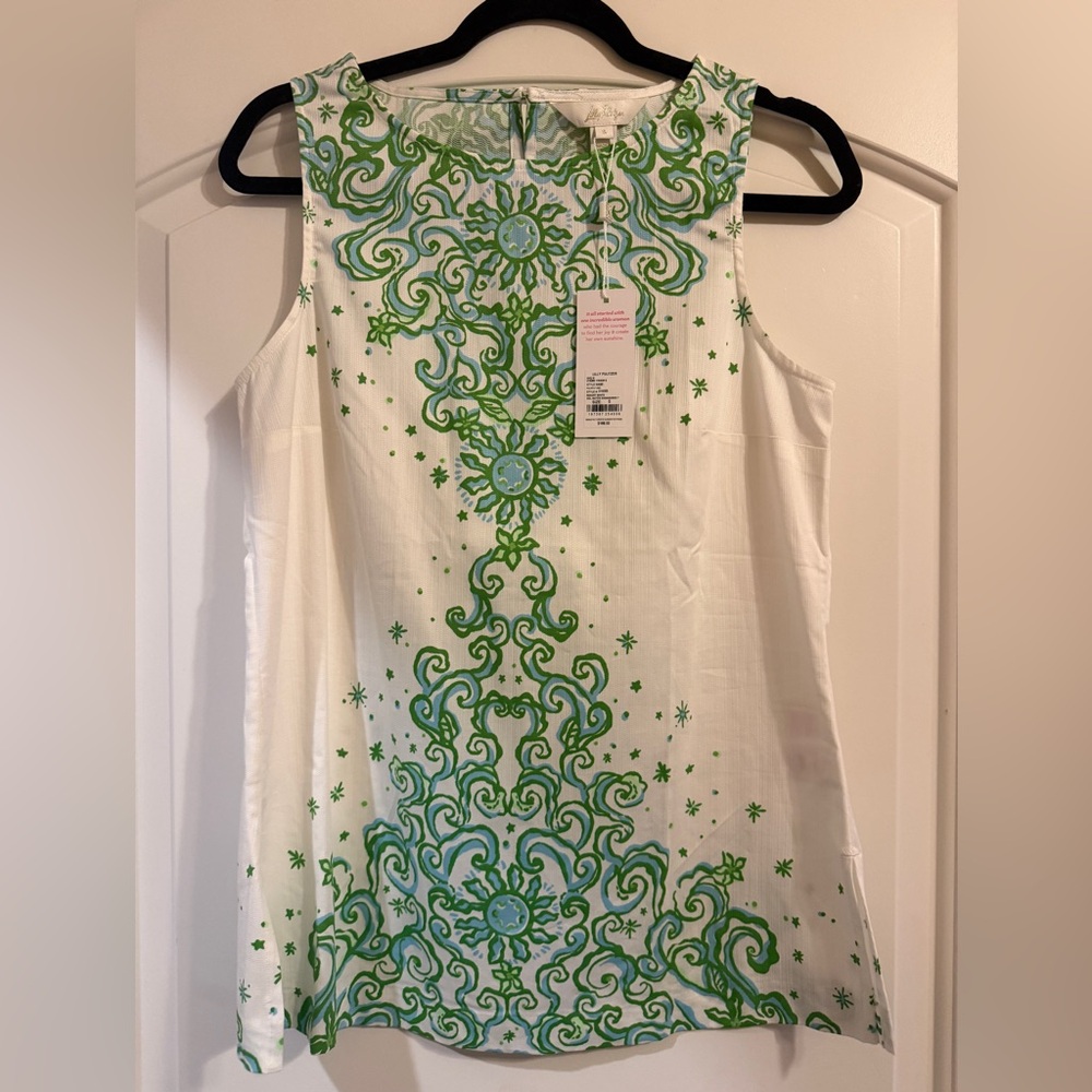Lilly Pulitzer Palmita Tunic in Sol Mates Endangered Size S